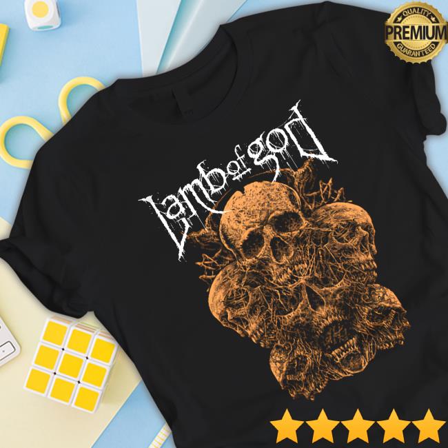 Lamb Of God Rooted Skull Tee Shirt