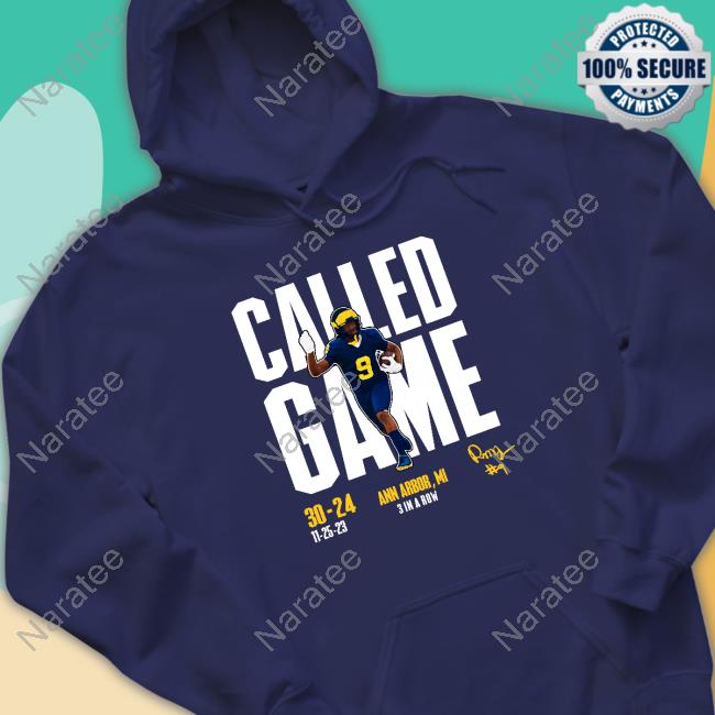 Official Michigan Rod Moore Called Game Tee Shirt