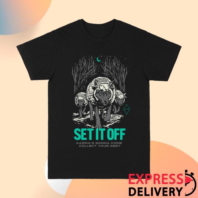 Set It Off Wolves T Shirt Set It Off Band Merch