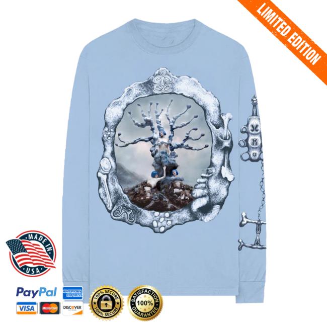 Ashnikko Merch Blue Magic Tree Frame Long Sleeve Shirt