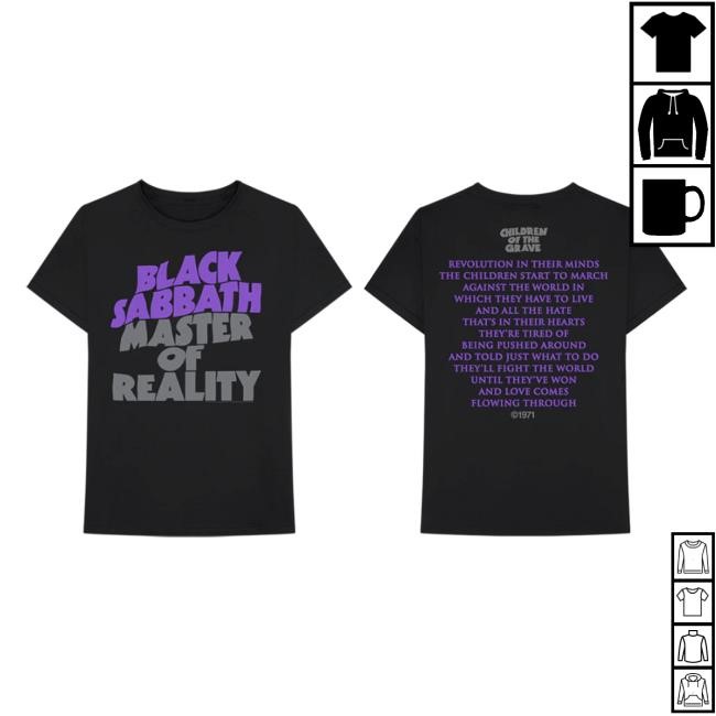 Black Sabbath Official Apparel Shop Store Children of the Grave S/S Tee - Black Sabbath