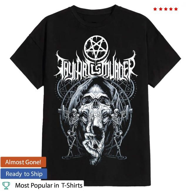 Official Impericon Merch Store Thy Art Is Murder - Skull Pentagram - T Shirt