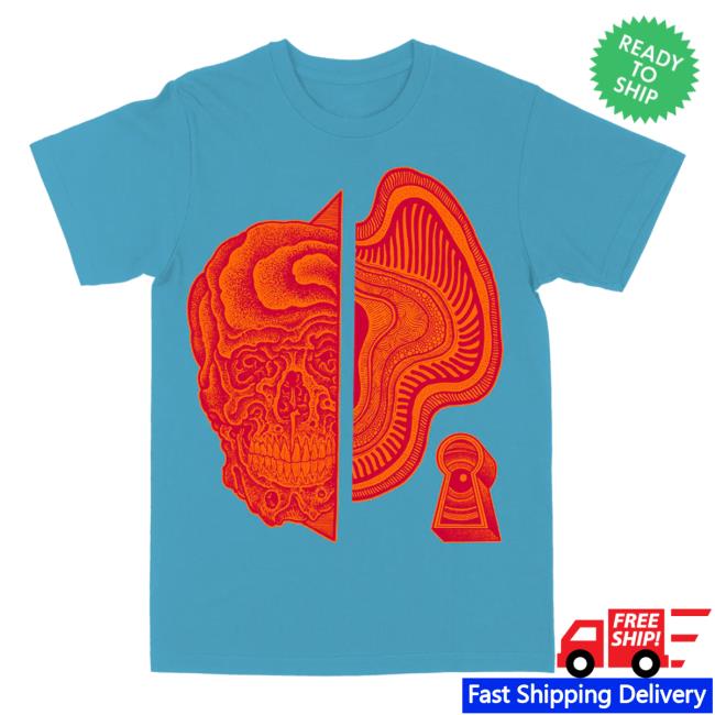 Official Death Wish Store Deathwish Inc Thomas Hooper Skull Warp Aqua Hot Shirt Deathwishinc