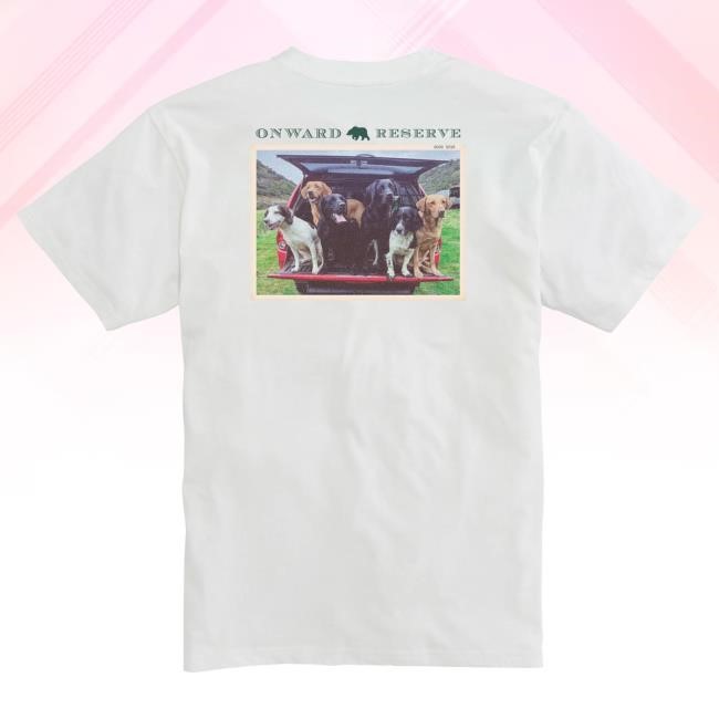 Onward Reserve Retro Postcard Dog Tee White Golden Retriever Style Tee Onward Reserve 2026