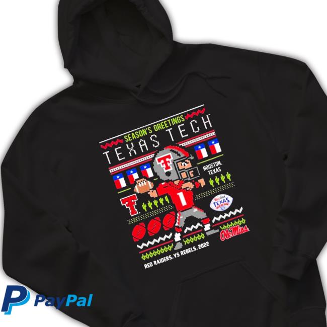 Season’s Greetings Texas Tech Vs Ole Miss Football 2022 Christmas Ugly Tee