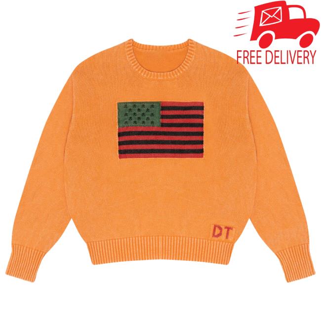 Tyson Beckford Crewneck Orange