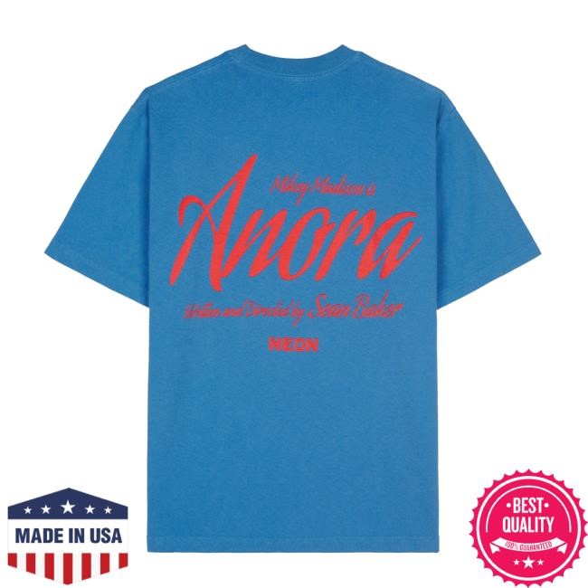 Anora Blue Dream Tee NEON Cinema - Merch