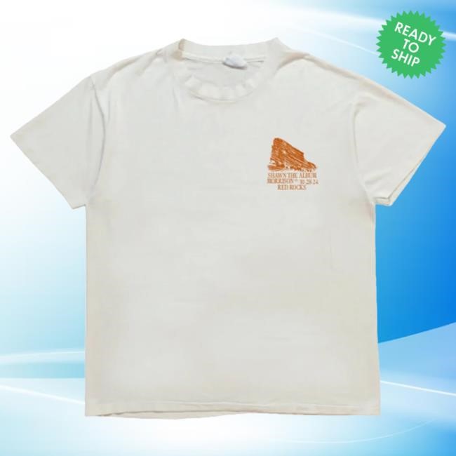Official Shawn Mendes Merch Store Shop Shawn Mendes Friends & Family Hot Shirt: Red Rocks ShawnMendes