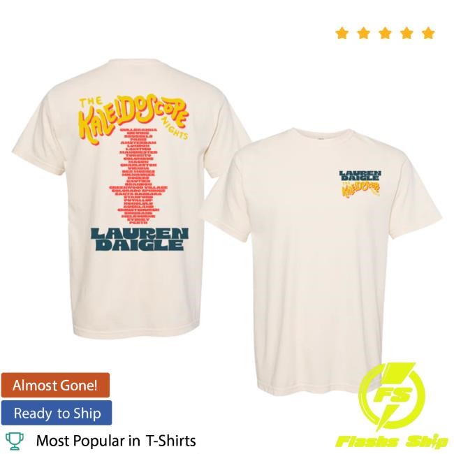 Official Lauren Daigle Merch Shop Lauren Daigle The Kaleidoscope Nights Tour Shirt New