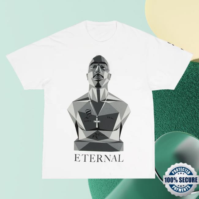 Official Interscope Records 2 Pac Merch Clothing Store 2Pac Fragment X 2Pac White T Shirt Towpac