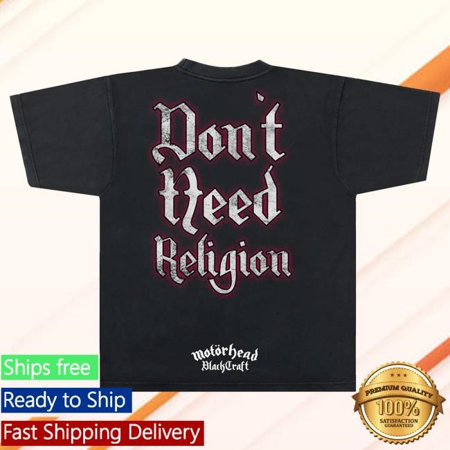 Official Blackcraft Cult Motörhead x Blackcraft No Heaven Tshirt