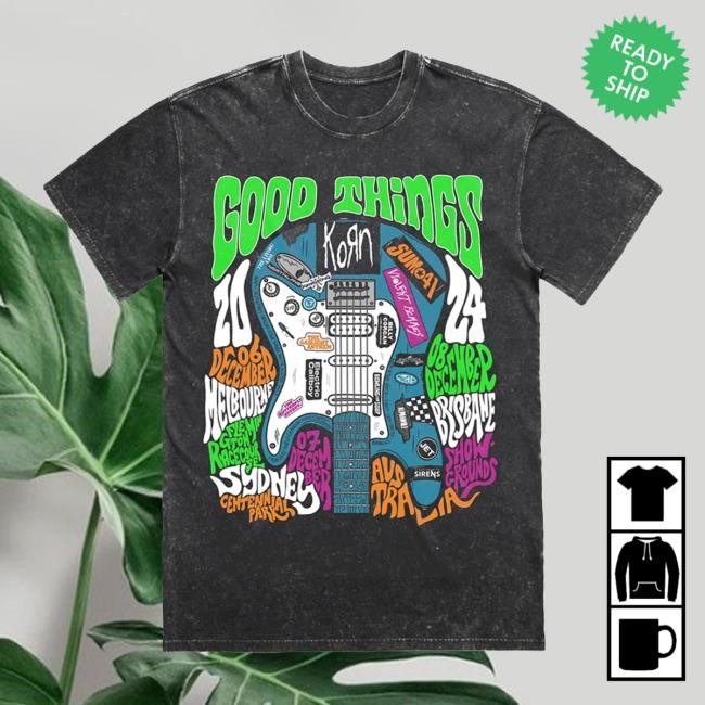 Good Things Festival Good Things Guitar (Acid Wash) Tee