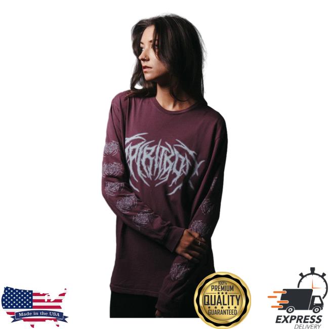 Spiritbox Merch Death Metal Long Sleeve Shirts Mauve