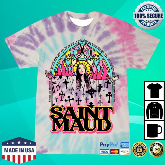 Official Studiohouse Designs Merch Store Saint Maud Tiedye T-Shirt Stained Glass Studiohouse Designs Apparel Clothing Shop StudiohouseDesigns