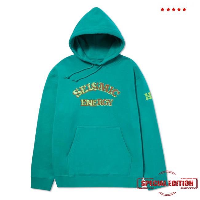 Huf Damaged Seismic Energy Sweaters Emerald