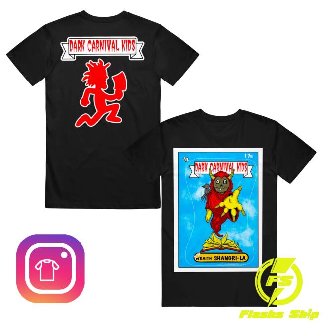 Dark Carnival Kids Shangri-La Black - T Shirt Psychopathic Merch