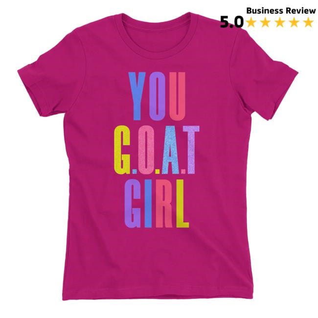 Gold Over America Merch You GOAT Girl Junior's S/s Shirt Gold Over America Shop