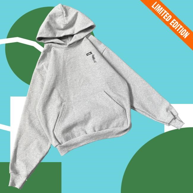 Official Sana Detroit Clothing Store Shop Core Hoodie - Ash Gray SanaDetroit