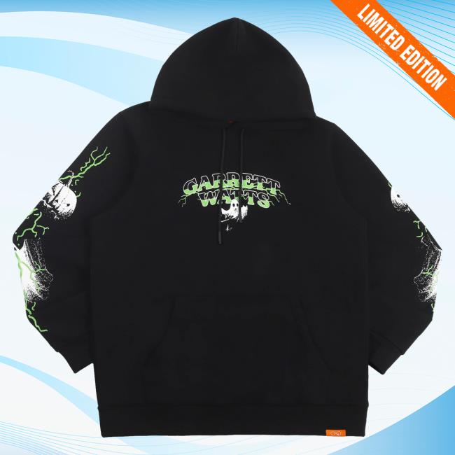 Official Things By Garrett Merch Garrett Watts The Haunted Glow Hoodie