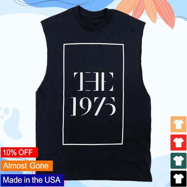 Official The 1975 Apparel Clothing Merch Shop Logo Muscle Tank Top Tee Shirt The1975 Store