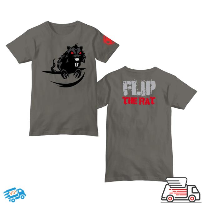 Official Icp Merch Clothing Store Insane Clown Posse Flip The Rat Charcoal Tshirt