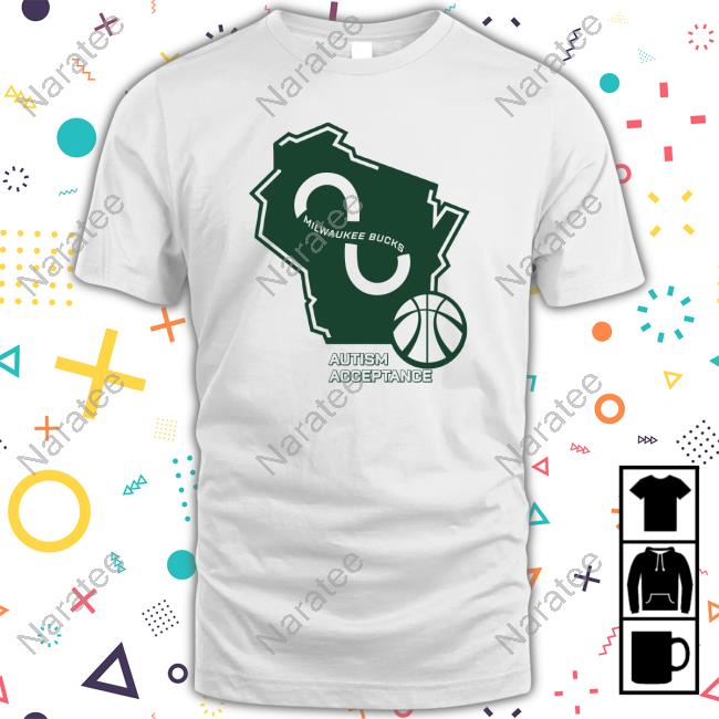 Milwaukee Bucks Autism Acceptance T Shirts