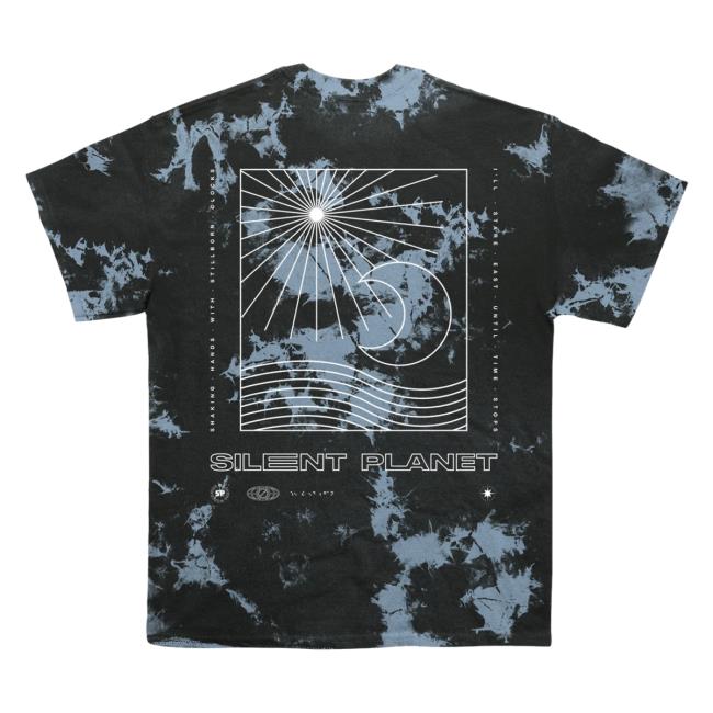 Official Silent Planet Merch Earthscape Tie Dye Tshirt