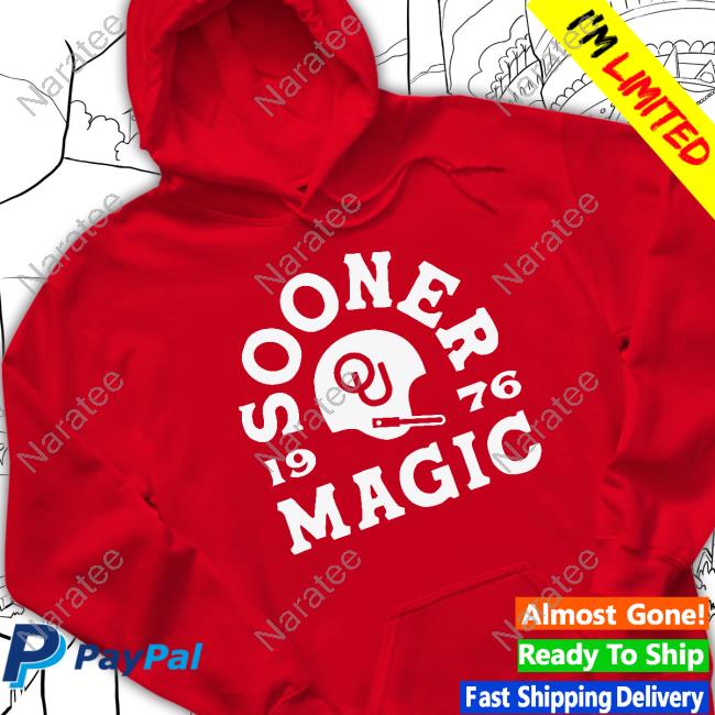 Official Charlie Hustle Merch Oklahoma Sooner Magic 1976 Tee