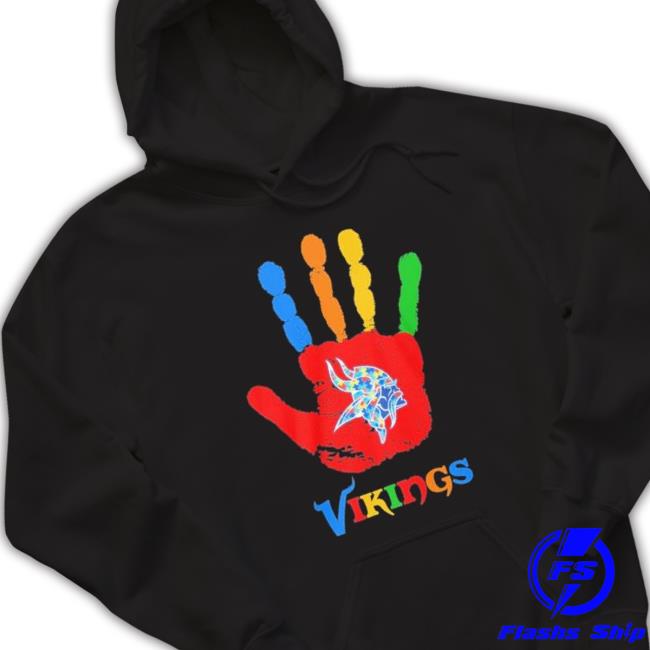 Minnesota Vikings Hand Autism 2023 Shirt