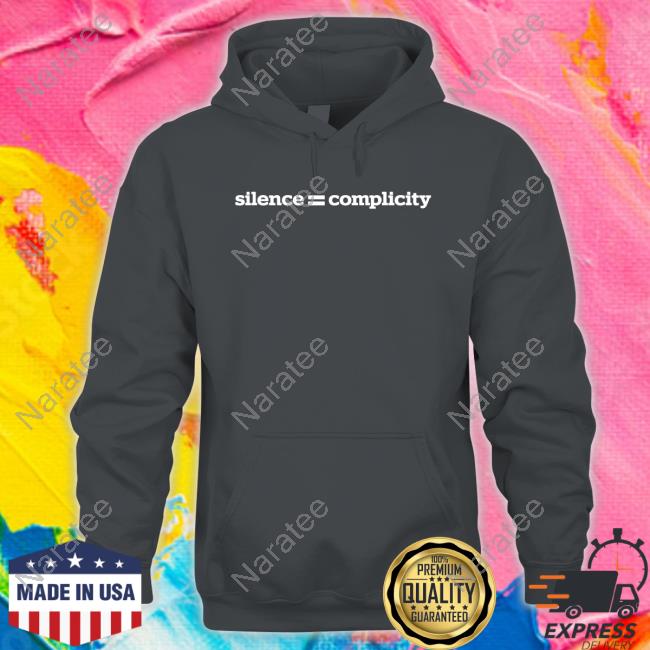 Official Redacted Store Merch Silence = Complicity Tee Shirt