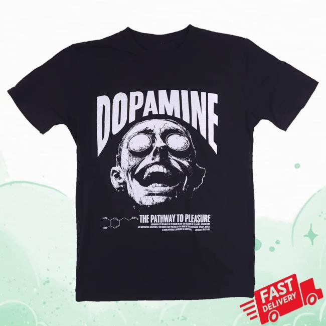 Official Any Means Necessary Clothing Dopamine T Shirt Black Andromeda