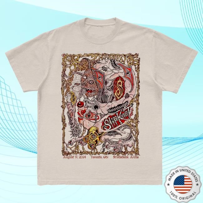 Official Slipknot Merch Store 2024 Tour Toronto Top Shirt Slipknot Clothing Shop