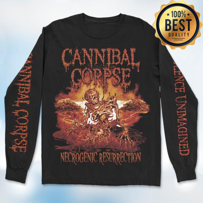 Official Kings Road Merch Store Cannibal Corpse Necrogenic Resurrection LS Tee (Black) Kings Road Shop CannibalCorpse