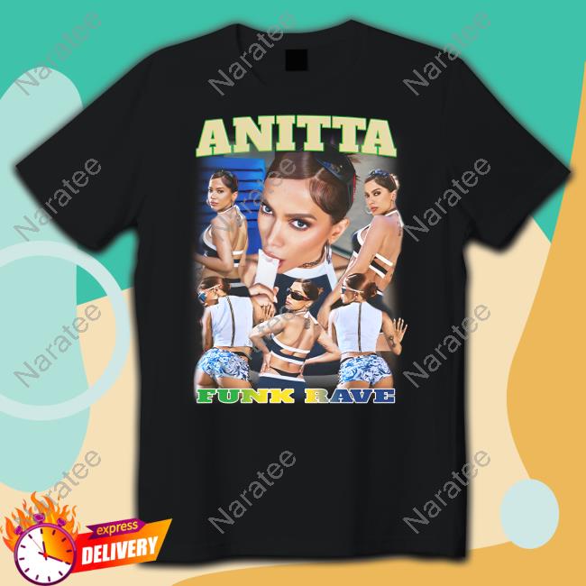 Anitta Funk Rave Collage T-Shirt