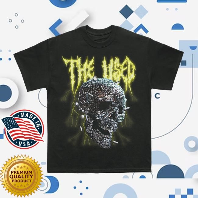 The Used Band Merch Medz Tracklist Tee The Used Shop