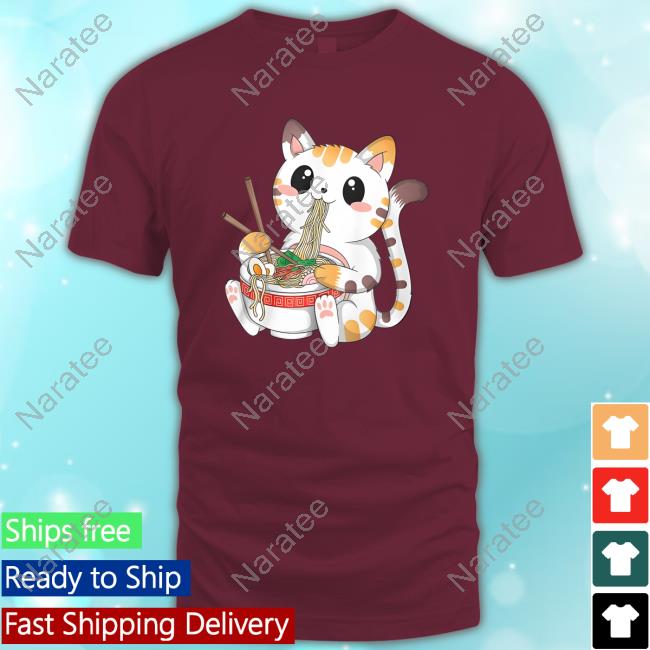 Cat Ramen Tee Shirt