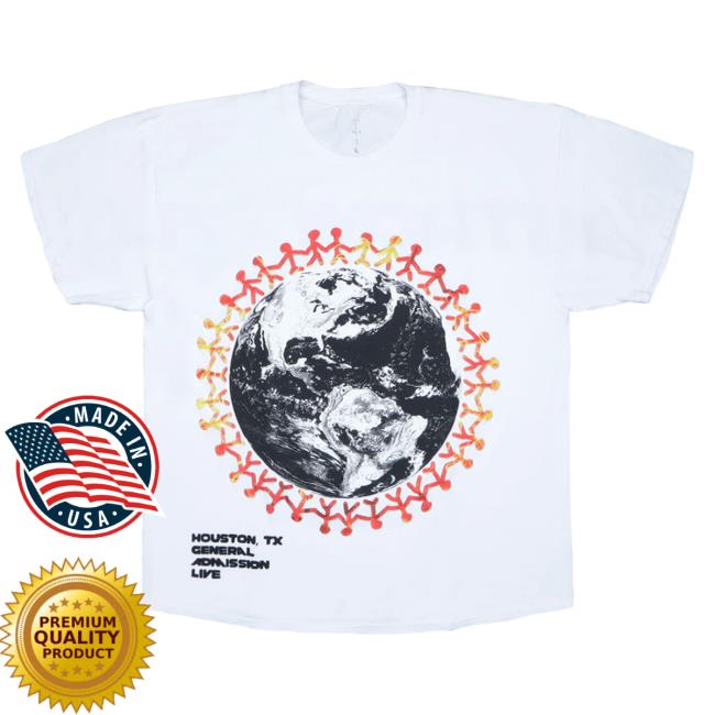 Official Travis Scott Merch Store Travis Scott Around The World Crewneck White TravisScott Shop