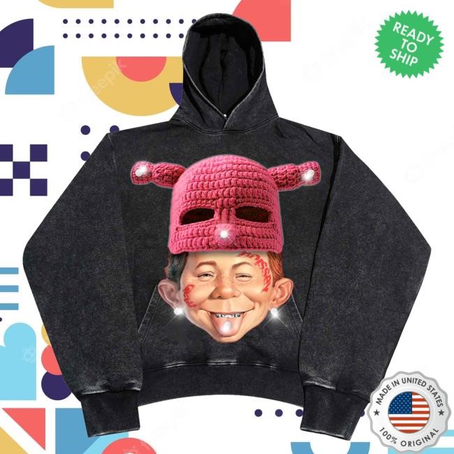 Official Noissey Merch Noissey High quality Alfred E. bad boy Knit Hat Graphic print Hoodies Official Noissey Merch Noissey High quality Alfred E. bad boy Knit Hat Graphic print Pullover Hoodie