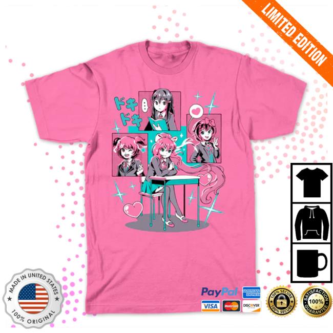 Doki Doki Literature Club Clubmates T Shirts