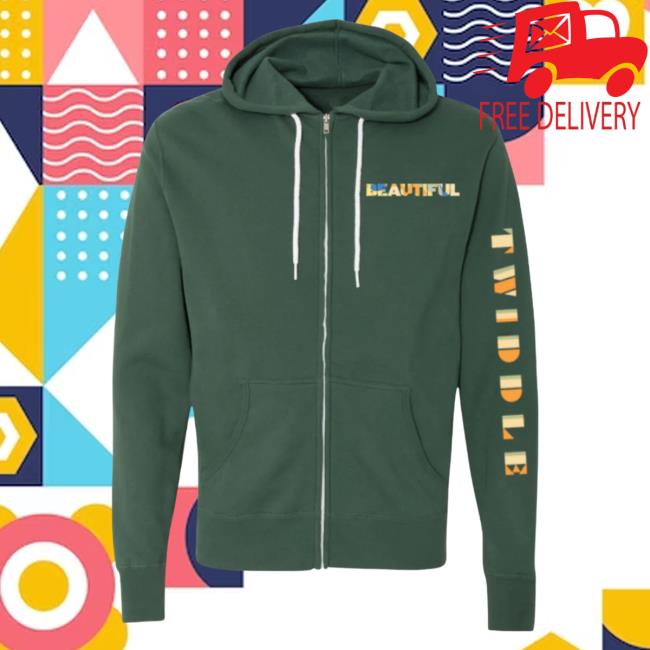 Twiddle Merch Store Beautiful Zip Up Pullover Hoodie