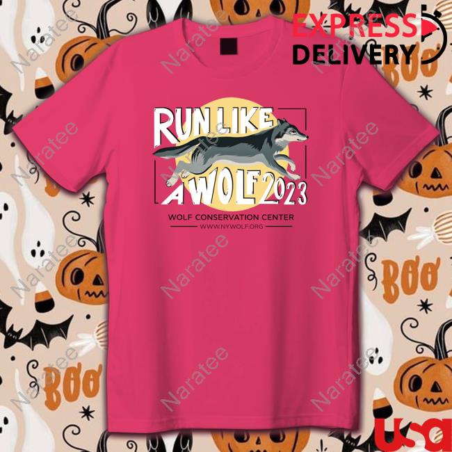 Official Run Like A Wolf 2023 Shirt