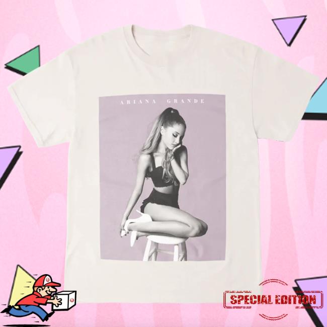 Official Ariana Grande Merch Store Ariana Grande my everything lilac poster Popover Shirt Ariana Grande Apparel Clothing Shop ArianaGrande