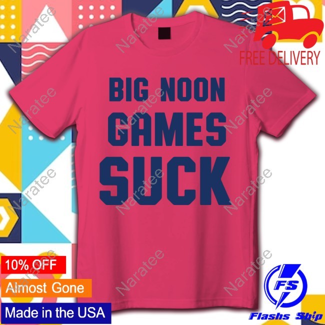 Big Noon Games Suck New T-Shirt