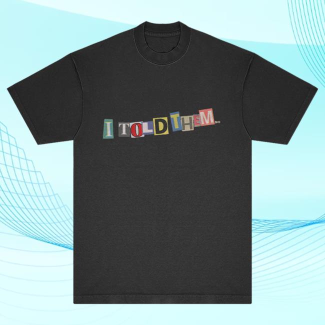 Official Burna Boy I Told Them... Top Shirt