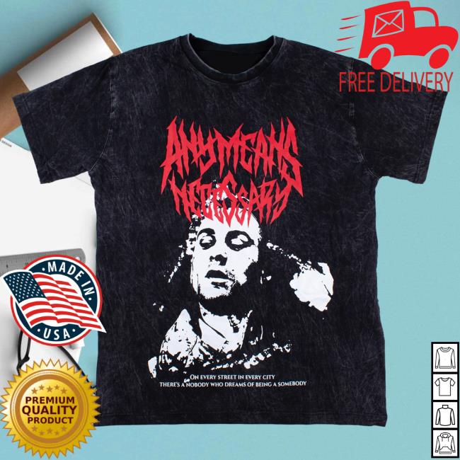 Official Any Means Necessary Clothing Taxi Driver T-Shirt Vintage Black