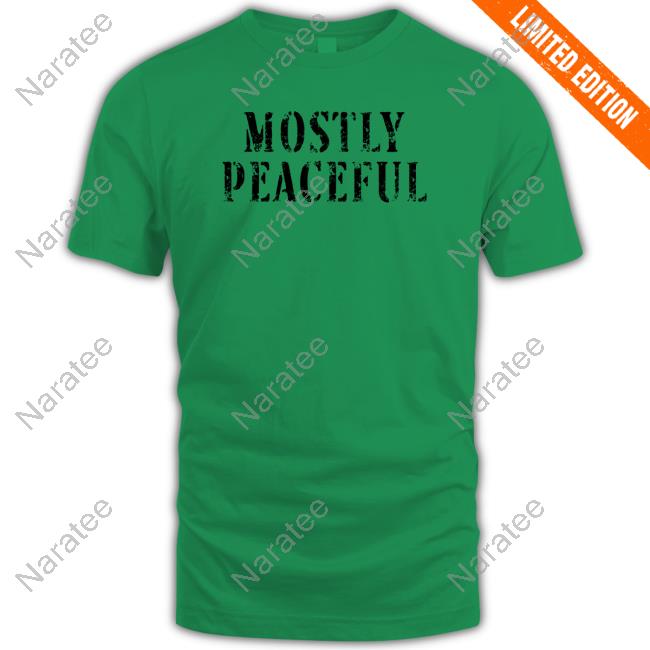 Official Derrick Evans Mostly Peaceful Tee