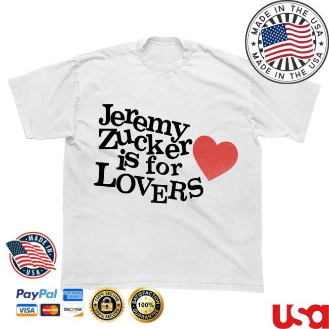 Jersey Is For Lovers White Tshirt | Jeremy Zucker Official Merch Store