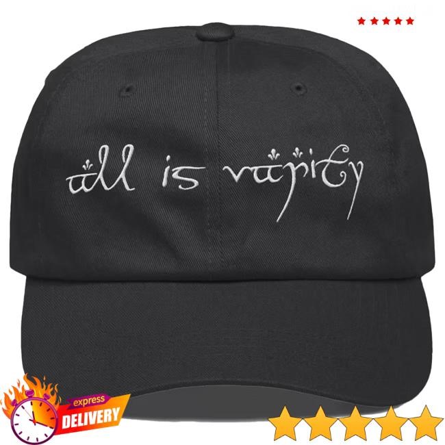 Official Christina Grimmie All Is Vanity Embroidered Hat