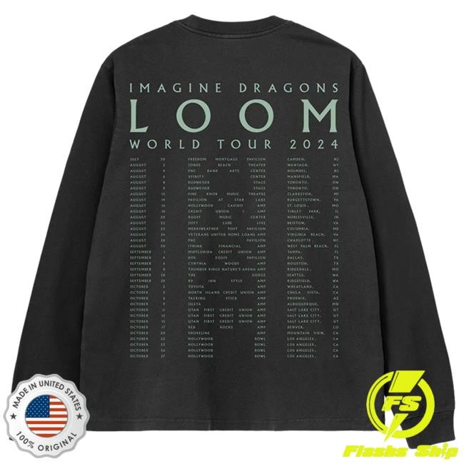 Official Imagine Dragons Merch Store Shop Imagine Dragons Wizard In Color Long Sleeve Tees Imaginedragons