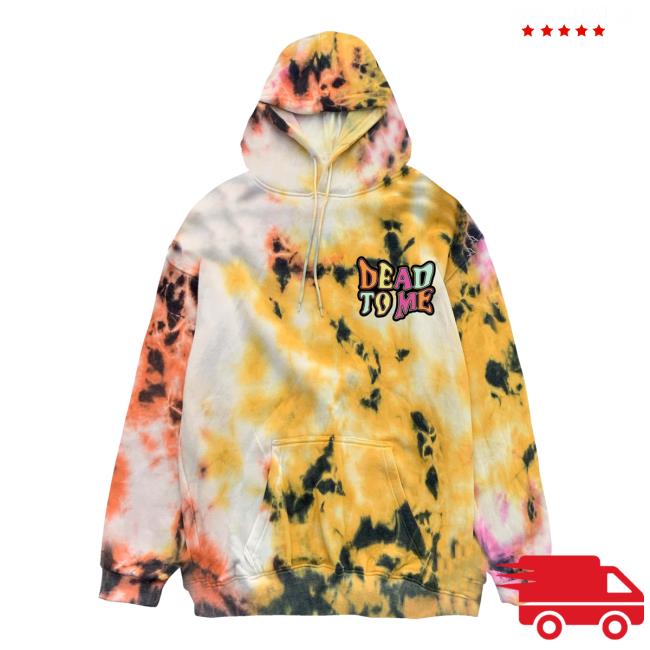 Official Linda Finegold Merch Store Shop Dead To Me Summer Splatter Tie Dye Attractive Hoodie